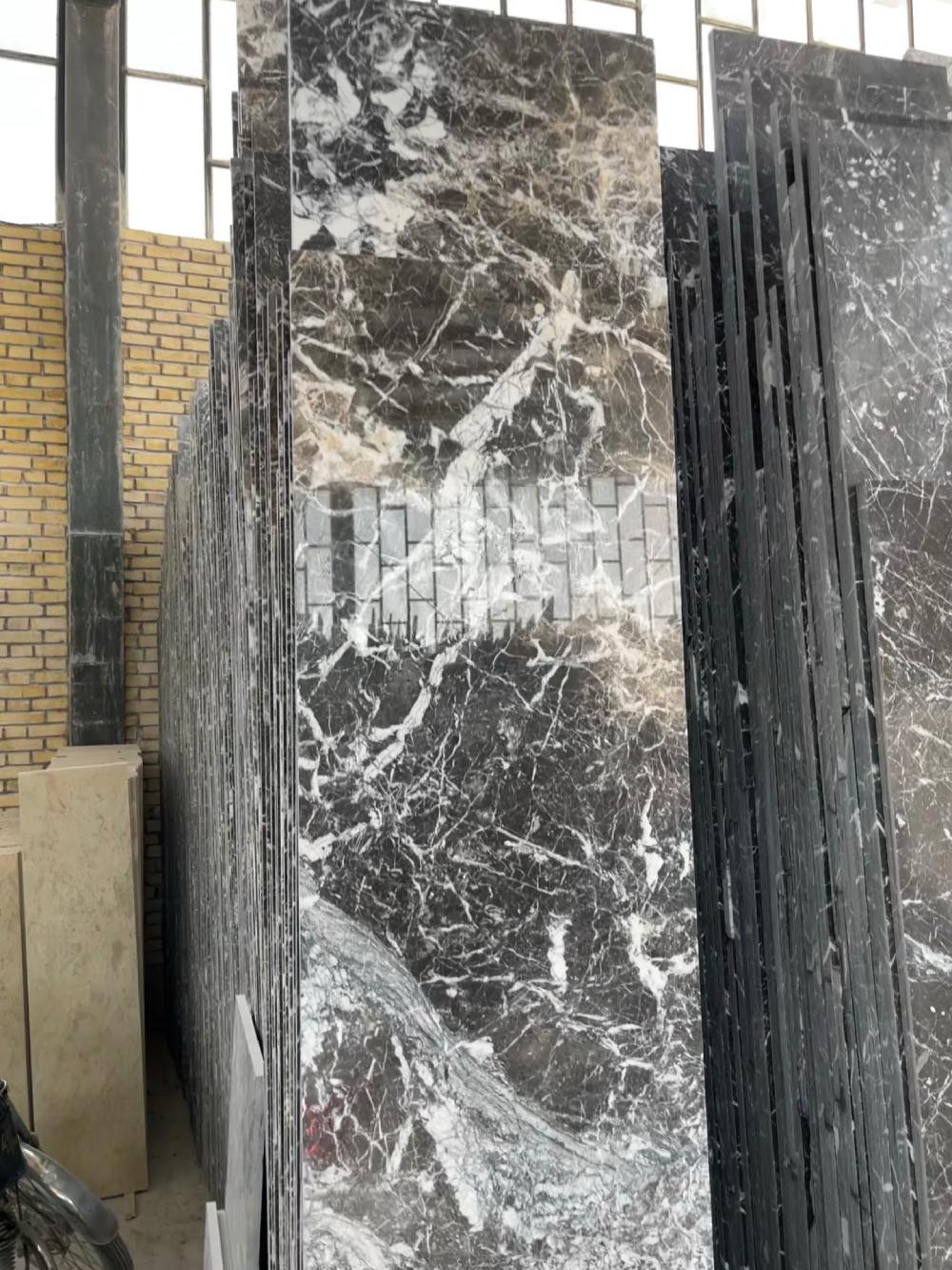 Dehbid Symphony black marble in iran